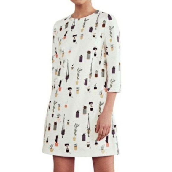 New Ted Baker Giley Cactus Print Shift Dress - Picture 3 of 9